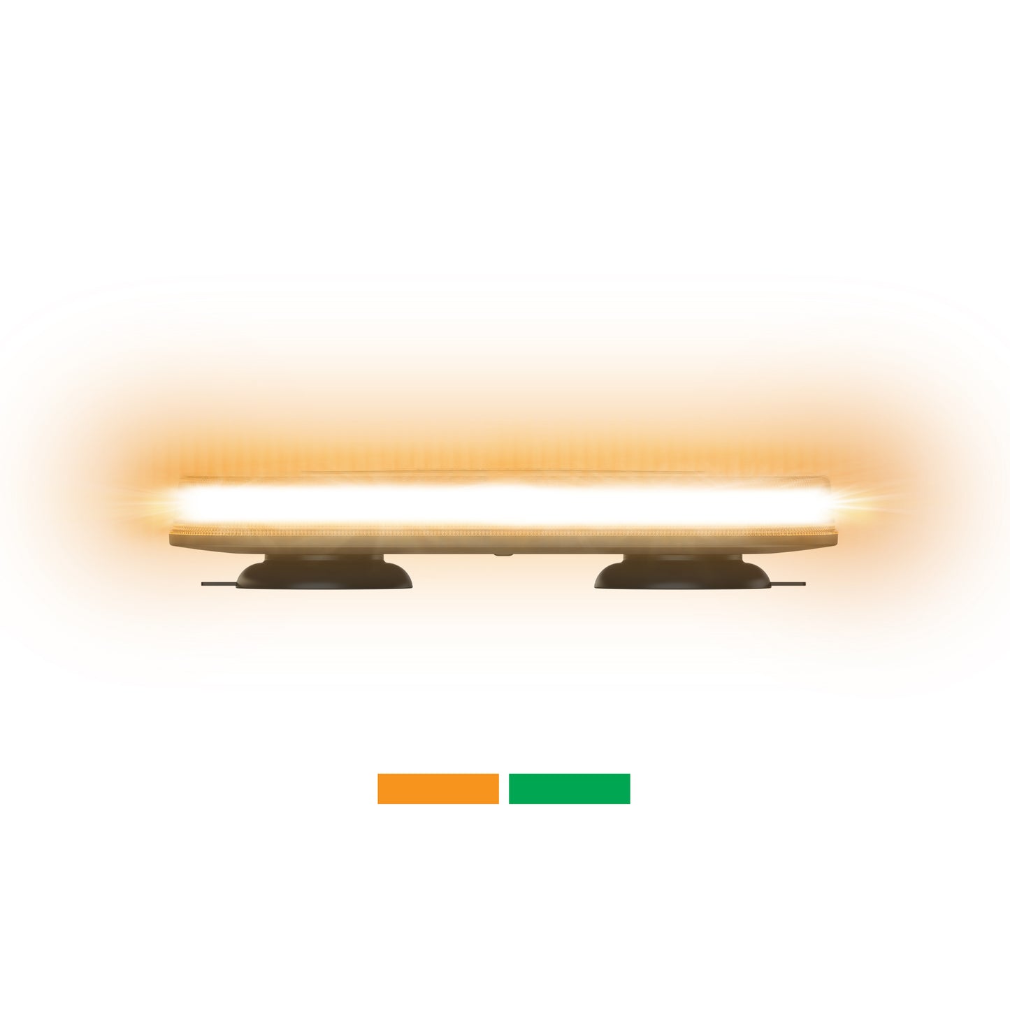 Work Bar Strobe 15 - Amber/Green (All In One Package)