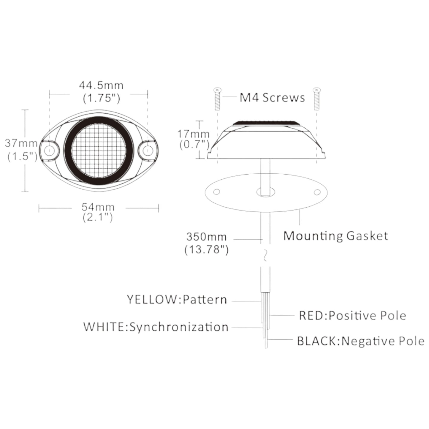 Work Pod Strobe 2 - Amber