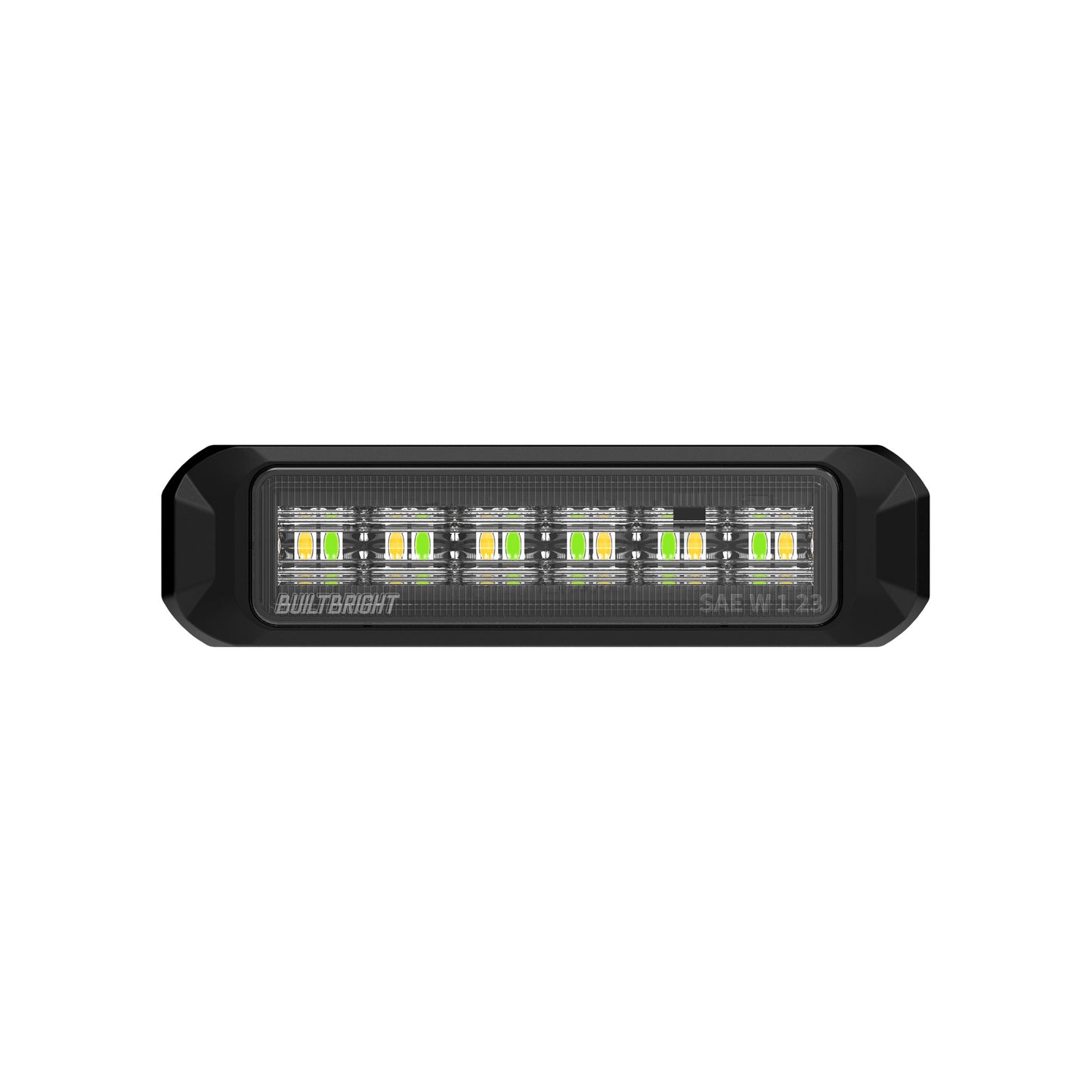 Work Bar Strobe 4 Slim - Amber/Green