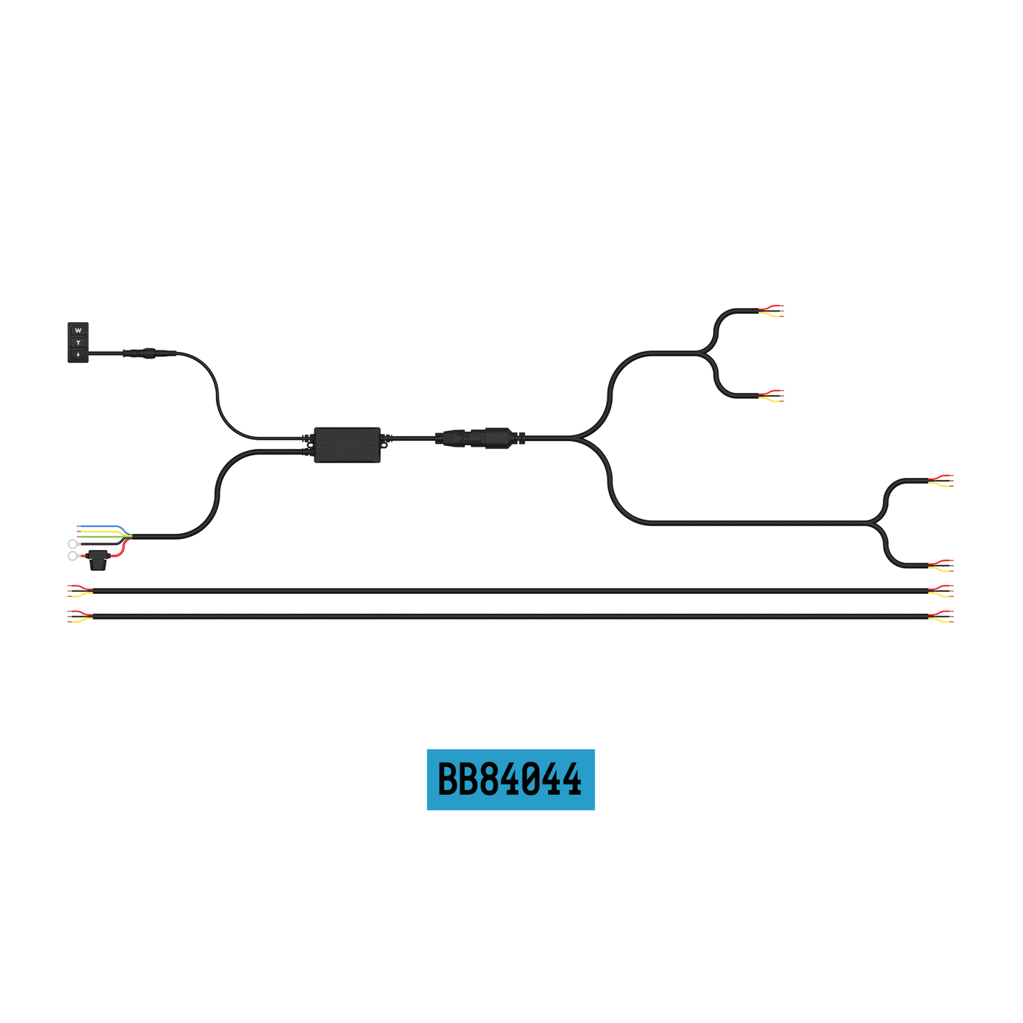 WorkLink™ Universal Dual Color Work Light Harness 4 Lamps (1EA)