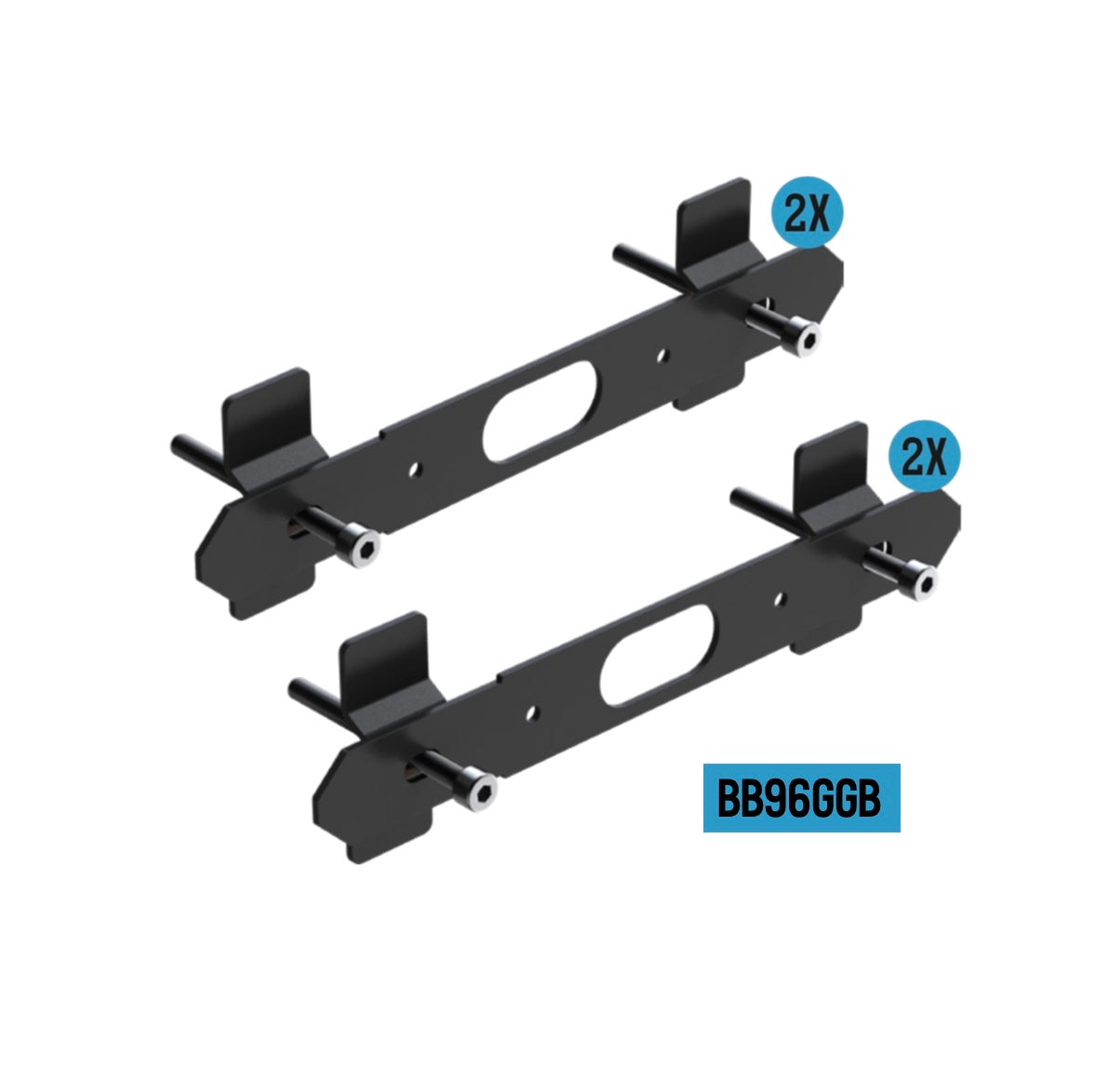 StrobeLink™ Bracket, (4) Grille Bracket+(1)Roof Bracket