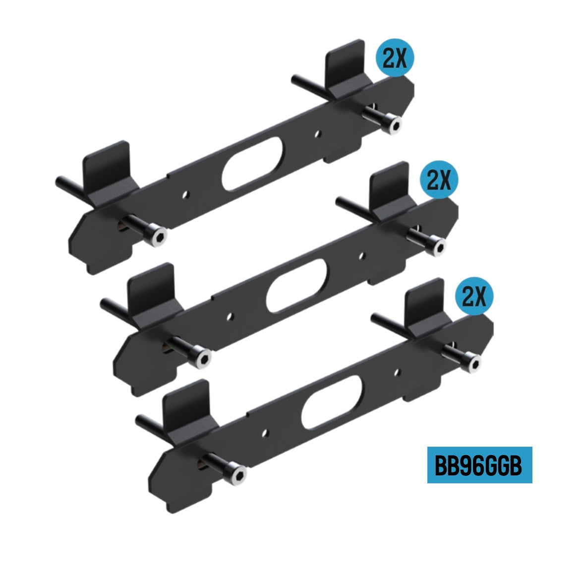 StrobeLink™ Bracket, (6) Grille Bracket+(1)Roof Bracket