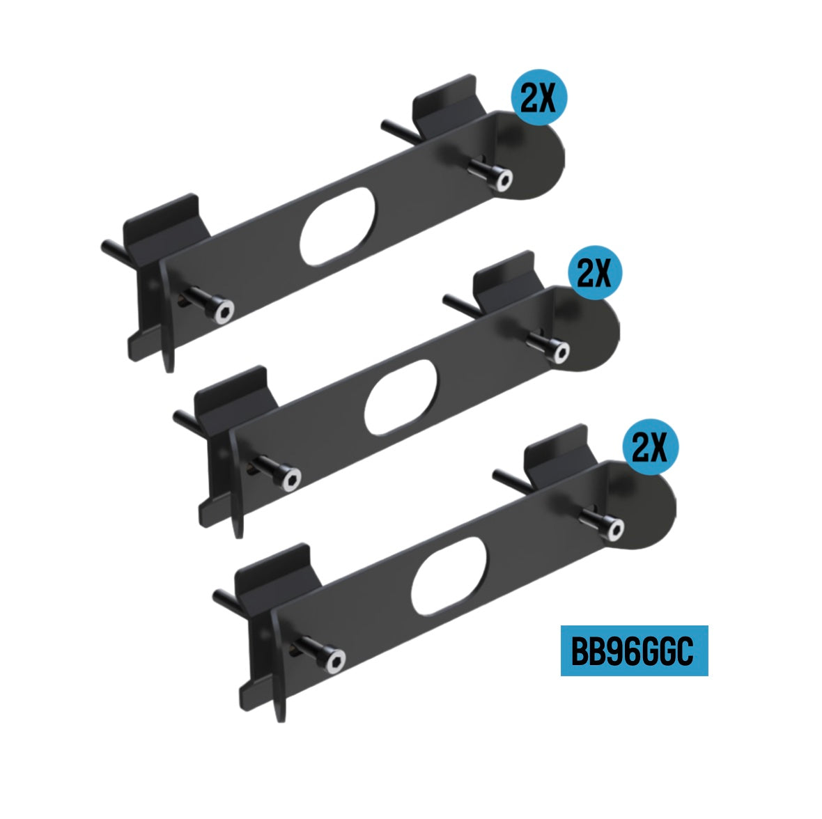 StrobeLink™ Bracket, (6) Grille Bracket+(1)Roof Bracket