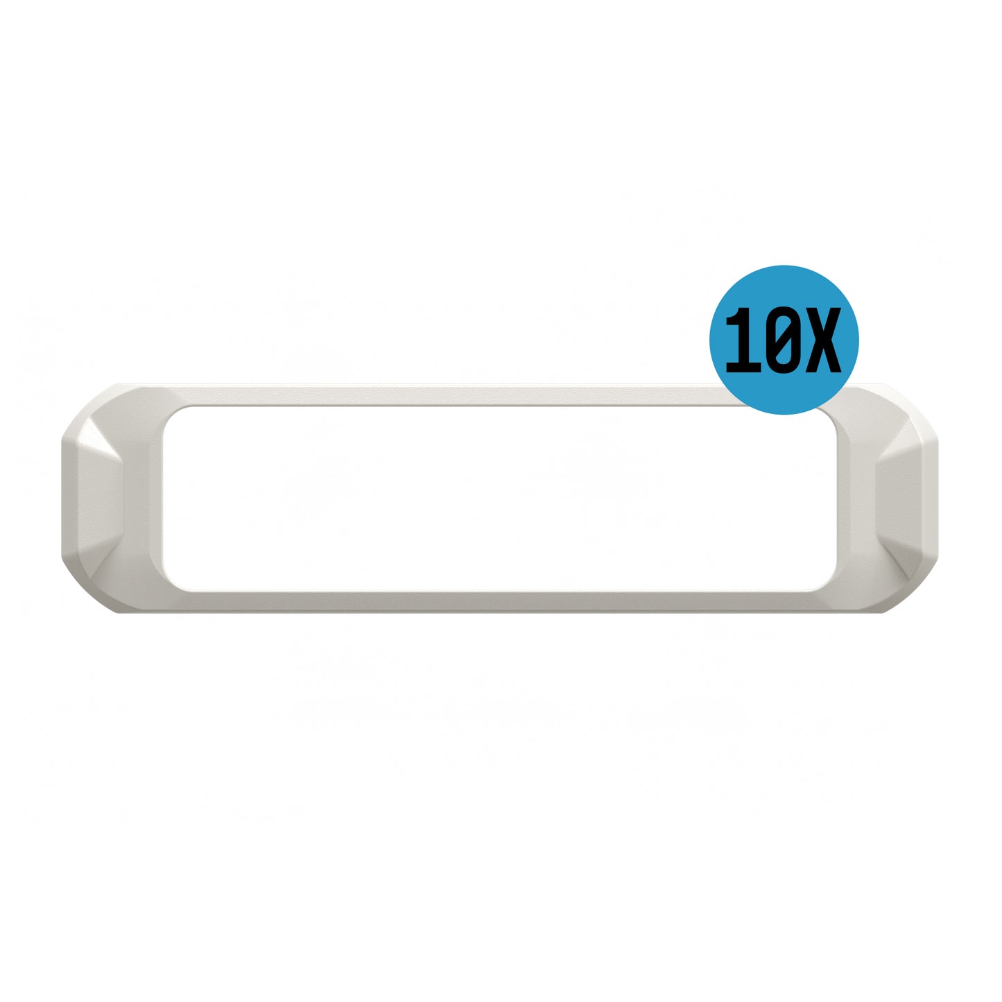 White Bezel for Work Bar Strobe 4 Slim, Bulk Pack (10 EA)